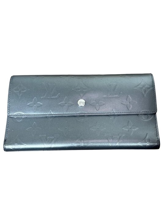 Louis Vuitton Handbags - LOUIS VUITTON Monogram Vernis Leather International Long Wallet Gray